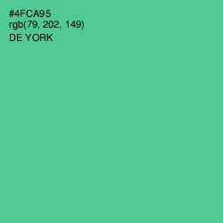 #4FCA95 - De York Color Image